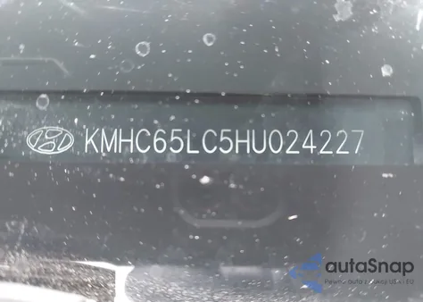 2017 Hyundai Ioniq Hybrid Blue из США, поврежденный, VIN KMHC65LC5HU024227